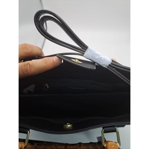 Liz Claiborne Melissa Shopper Black Retail $80 - Picture 4 of 11